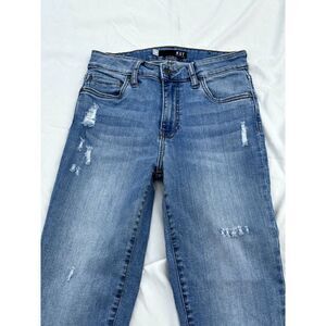 Kut From the Kloth Catherine High-Rise Boyfriend Jeans Light-Med Wash Sz 00 EUC